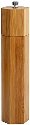 LEIXIUSM Classic Oak Wood Pepper Mill Shaker