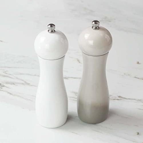 IMIKEYA 6 Inch Ceramic Pepper Mill Set