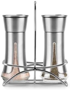 Aelga Salt Pepper Shakers with Adjustable Holder