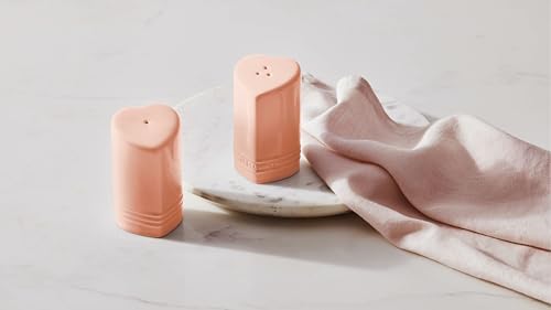 Le Creusage Heart Shaped Salt Pepper Shakers