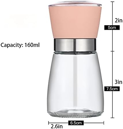Refillable Pepper Mill Salt And Pepper Grinder Pink