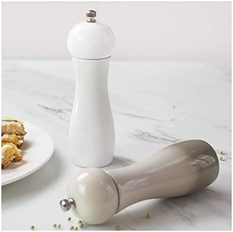 Adjustable Ceramic Salt Pepper Mill Set Double-Ended Refillable