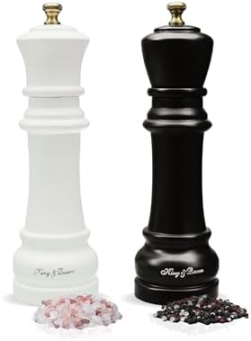 Elegant Salt and Pepper Grinder Set - Perfect for Home and Kitchen