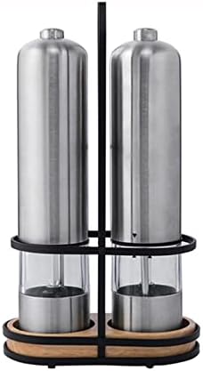 Stainless Steel Electric Salt Pepper Shaker Set