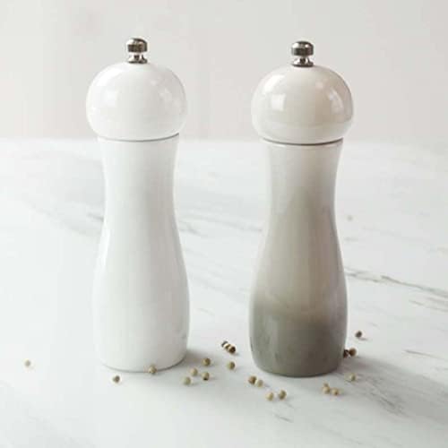 IMIKEYA 6 Inch Ceramic Pepper Mill Set