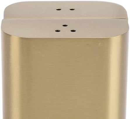 Sturdy Stainless Steel Salt Pepper Shakers Set with lids for Home Kitchen