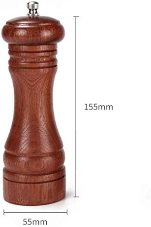 BKWJ Manual Pepper Grinder Solid-Wood with Ceramic 6-inch