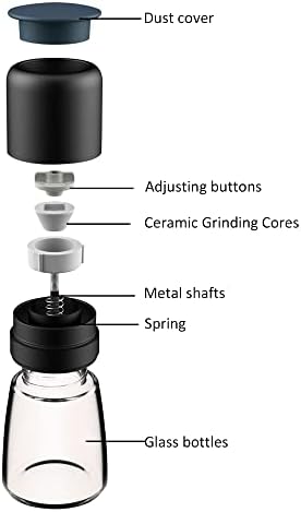 Premium Glass Salt Pepper Grinder