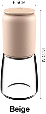 Manual Salt and Pepper Shaker with Stainless Steel Design