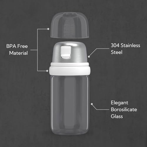 2-in-1 Glass Salt Shaker from KITCHENDAO