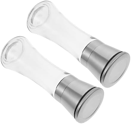 Easy Pepper grinder for Home 2PCS Refillable Salt Pepper Set