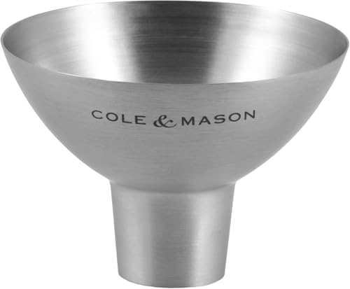 Cole Mason Stainless Steel Salt and Pepper FunnelW