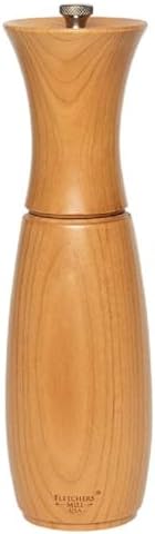 Fletchers Mill Adjustable Salt Pepper Mill 8 Inch Made in USA