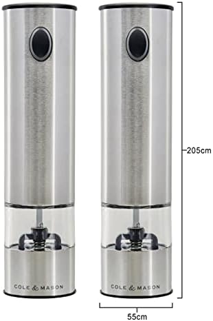 Cole Mason H300448 Salt Pepper Mill Set