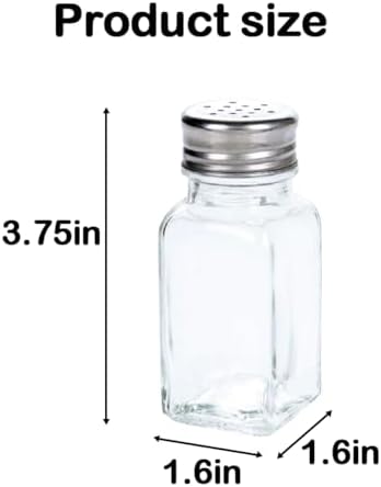 Voittozege 30-Piece Glass Salt Pepper Shaker Set