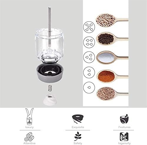 Premium Salt Pepper Mill Set for Home Use