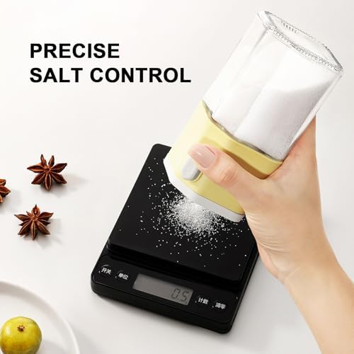 Precision Salt Pepper Shakers with 002oz Metering