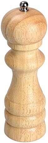 LEIXIUSM Wooden Pepper Shaker with Salt Mill