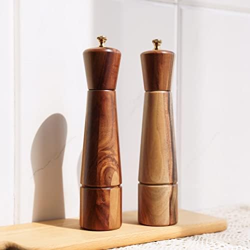 Perfect Salt and Pepper Mill Set with Tray