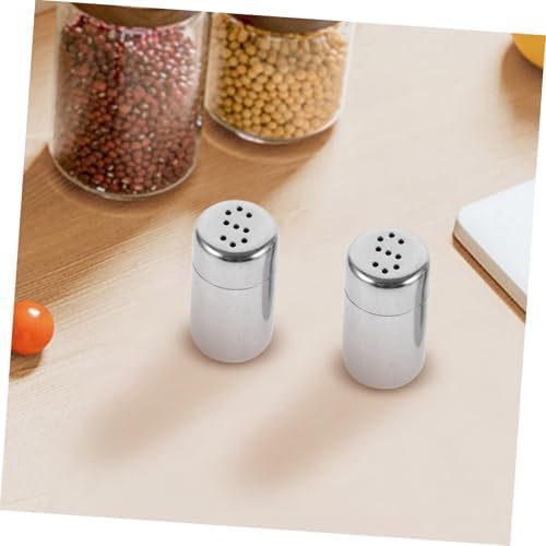 Mini Stainless Steel Salt Pepper Shakers