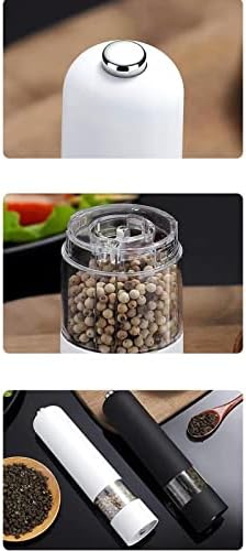 Double Function Salt Pepper Grinder Set - Effortlessly Grind Your Favorite Spices