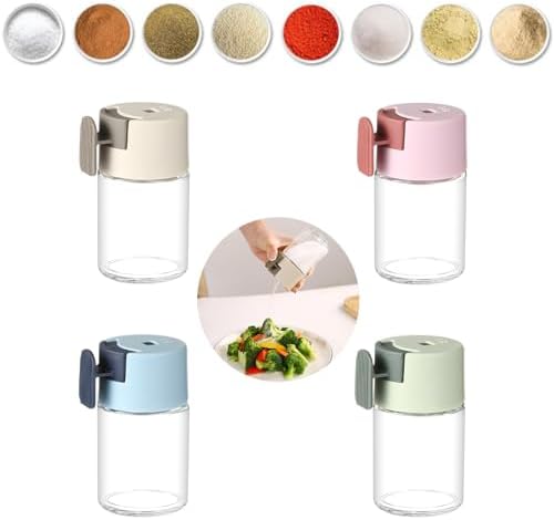 Precise 4-Color Mini Salt Pepper Shakers