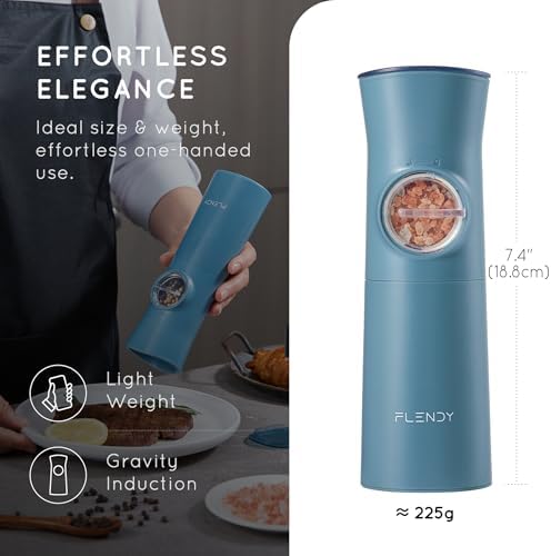 Flendy Electric Salt Pepper Grinder Set