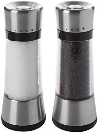 OXO Good Grips Sleek Adjustable Salt and Pepper Mill Set