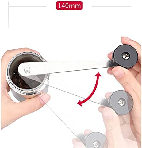 LEIXIUSM Pepper Shaker with Handle - Manual Salt Pepper Mill