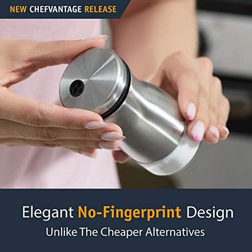 Adjustable Salt Pepper Shakers Set