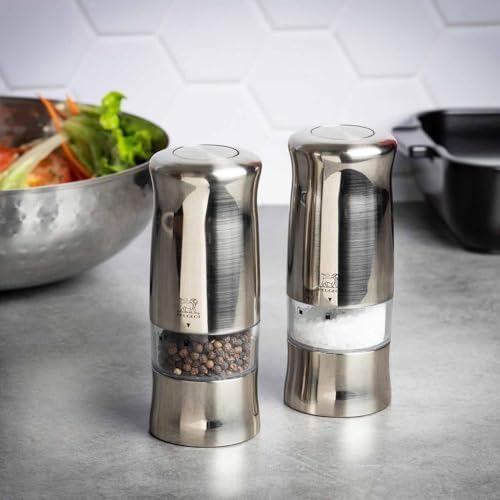 ZELI Electric Salt and Pepper Mill Set