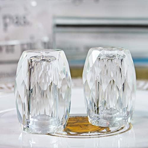 Elegant High-Quality Crystal Salt Pepper Set 2PK