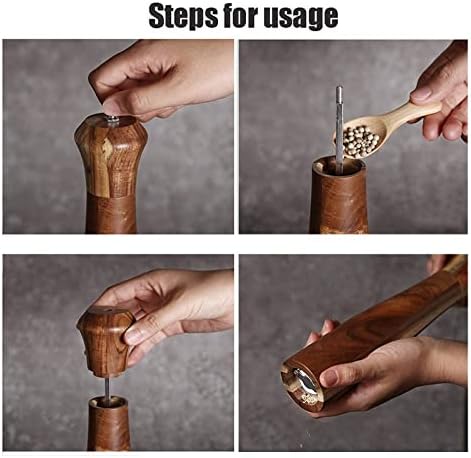 Adjustable Pepper Salt Mill Set