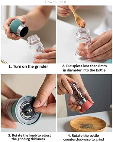 Adjustable Salt Pepper Grinder Set