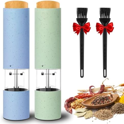 Compact Elegant Salt Pepper Grinder Set 2