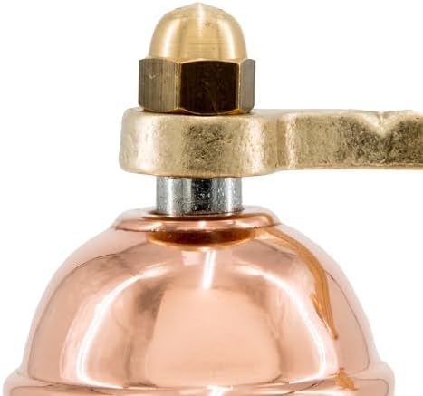 Original Greek Salt Mill 9-Inch Tall Copper or Brass