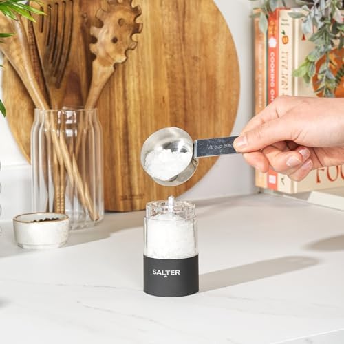 Bland-Son Electric Salt Pepper Grinder Set with 66g Salt 30g Pepper