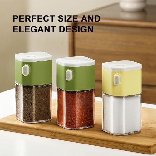 Precision Salt Pepper Shakers with 002oz Metering