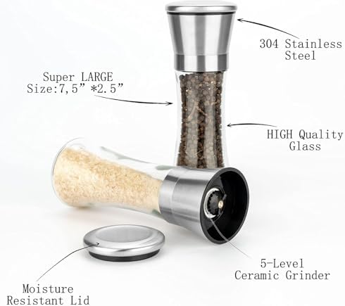 Sky35 Salt Pepper Grinder Set