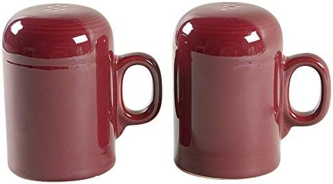 Fiesta Rangetop Salt Pepper Set Claret 4 12-Inch Ceramic Shaker
