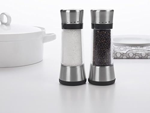 OXO Good Grips Sleek Adjustable Salt and Pepper Mill Set