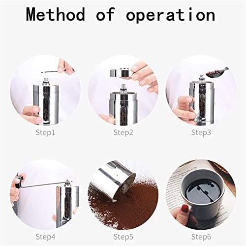 LEIXIUSM Pepper Shaker with Handle - Manual Salt Pepper Mill