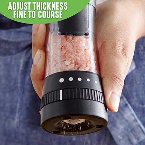 GreenLife Ratchet Mill Salt Pepper Grinder Effortless and Customizable