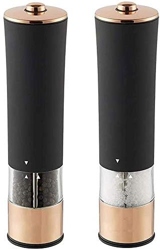 Adjustable Electric Salt Pepper Grinder Set with LED Light