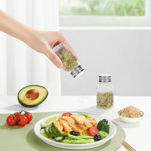 Voittozege 30-Piece Glass Salt Pepper Shaker Set