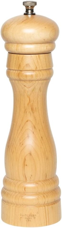 Fletchers Mill Stainless Steel Salt Pepper Mill Made in USA