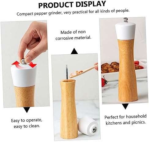 ugged friendly salt pepper grinder set