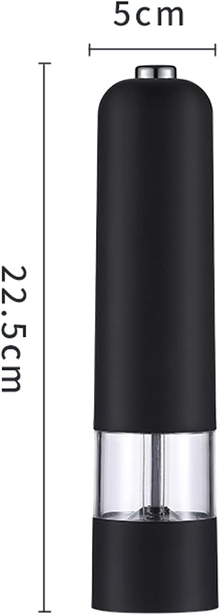 LEIXIUS Electric Salt and Pepper Mill Shaker with LED Light