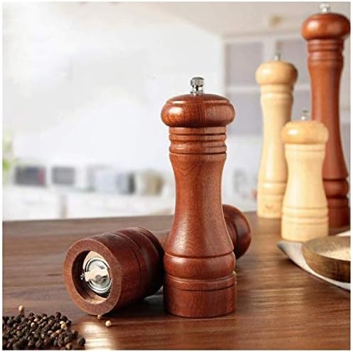 BKWJ Manual Pepper Grinder Solid-Wood with Ceramic 6-inch