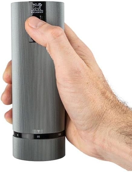 Genuine Peugeot Electric Salt Pepper Mill Set for Home Use